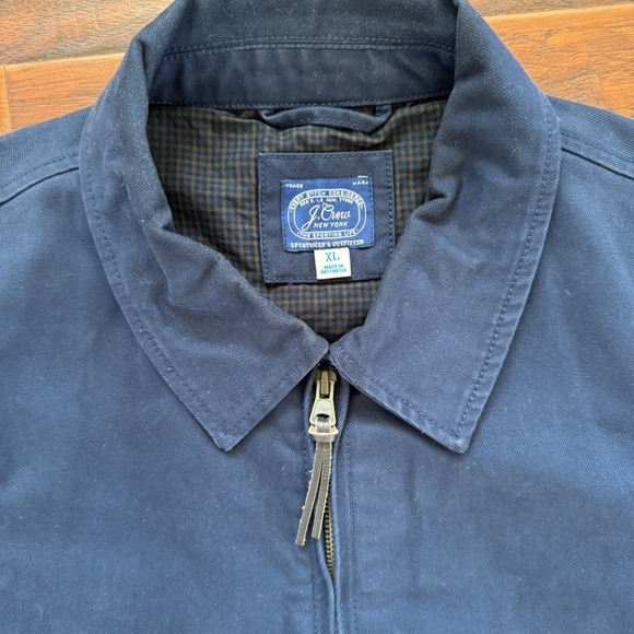 J Crew Wallace & Barnes Cotton Twill Zip Harrington Jacket - Picture 2 of 3